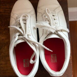 Fitflop white sneakers, size 7.5